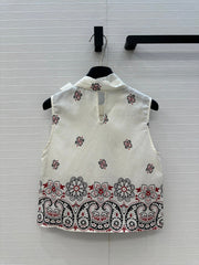 MIUMIU SLEEVELESS TOP AND SKIRT SET 264447