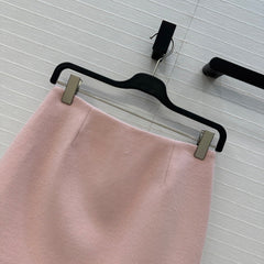 CHANEL 25S A-LINE KNIT MINI SKIRT 347