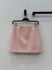 CHANEL 25S A-LINE KNIT MINI SKIRT 347