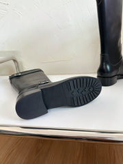 RIVER BOOTS IN BLACK SMOOTH CALFSKIN