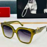 PANTHÈRE SQUARE FRAME SUNGLASSES 575857 IN ACETATE
