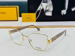 BAGUETTE SQUARE FRAME SUNGLASSES FE40051 IN METAL