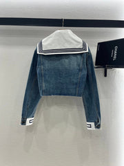 MIUMIU DENIM JACKET AND SKIRT SET 274644