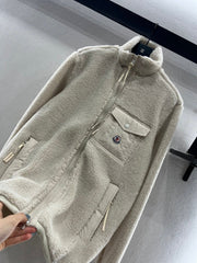 MONCLER 25S JACKET IN BEIGE 307590
