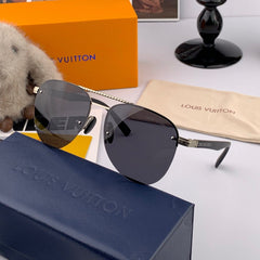 PILOT SUNGLASSES L780664 IN METAL BLACK LENSES