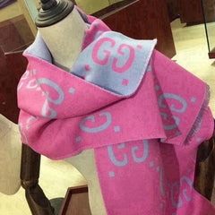 GUCCI 25S SCARF 180 IN WOOL 596385