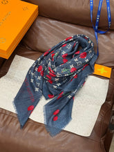 LV SCARF 140 CM IN CASHMERE 721492
