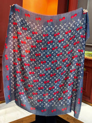 LV SCARF 140 CM IN CASHMERE 721492