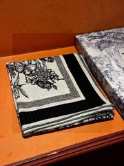 DIOR SCARF 110 CM IN CASHMERE SILK FABRIC 733887