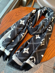 LV SCARF 200 CM IN CASHMERE 738534