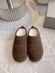ALASKA SLIPPER IN CHOCOLATE SUEDE