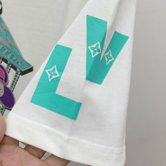 LV WHITE PURE COTTON T-SHIRT 238882