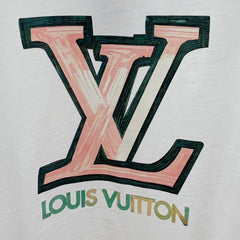 LV T-SHIRT IN WHITE PURE COTTON 238886
