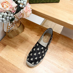 GG Supreme Flat Shoes Black Caro