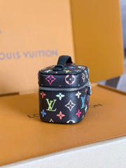 NICE NANO 14 IN COLORFUL MONOGRAM CANVAS SILVER ZIPPER