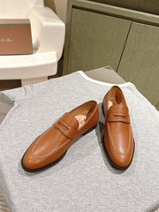 LP LOAFERS 25S IN BURNT ORANGE LAMBSKIN