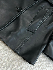 BURBERRY 25S LEATHER JACKET 244