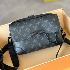 STEAMER 24 IN BLACK MONOGRAM ECLIPSE CANVAS