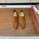 LP LOAFERS 25S IN BROWN SUEDE