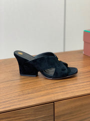 HIGH HEELS 85 MM IN BLACK SUEDE