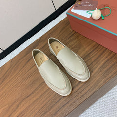 LP LOAFERS 25S IN MOSS GRAY LAMBSKIN