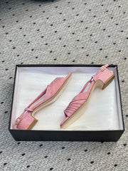 CC HIGH HEELS IN PINK QUILTED SUEDE