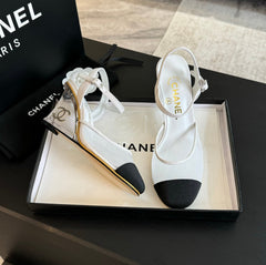 Waterproof Platform High Heels Transparent Heel Mesh White