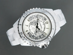 J12 38mm Automatic 20Th Anniversary White Ceramic
