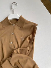 PRADA SLEEVELESS POLO SHIRT STYLE 155