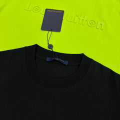 LV T-SHIRT IN BLACK MODAL COTTON 238790