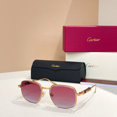 PREMIÈRE SQUARE FRAME SUNGLASSES CT0485S IN METAL