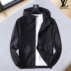 LV BLACK HOODED JACKET 239041