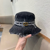 BUCKET HAT IN BLACK DENIM 346894