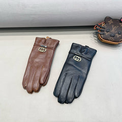 TOUCHSCREEN GLOVES IN BLACK SHEEPSKIN 391498