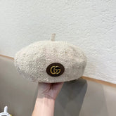 BERRET HAT IN WHITE CREAM TWEED 394274
