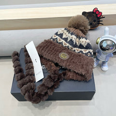 BEANIE HAT IN COLORFUL WOOL 400960