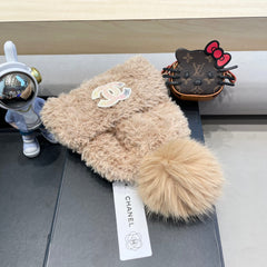 BEANIE HAT IN CAMEL BEIGE SOLF FLEECE 419713