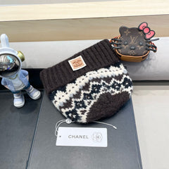 KNIT BEANIE HAT CHOCOLATE BROWN 428240