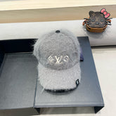 BASEBALL CAP IN GRAY RABBIT FUR 434937