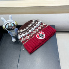 BEANIE HAT IN COLORFUL WOOL 438147