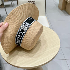 WIDE BRIM HAT MODEL 652234 IN NATURAL WOVEN STRAW