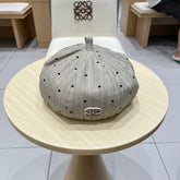 BERET HAT POLKA DOT GREIGE 672670