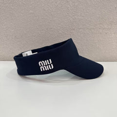 MM VISOR CAP FABRIC LOGO EMBROIDERY
