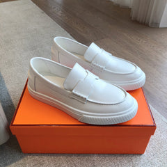 IKE SLIP-ON SNEAKER WHITE CALFSKIN