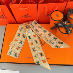 HERMES 25S SCARF 86 IN SILK 853137