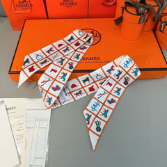 HERMES 25S SCARF 86 IN SILK 853138