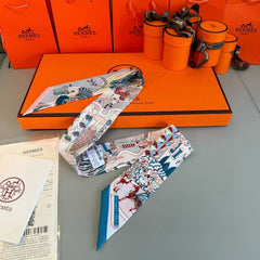 HERMES 25S SCARF 86 IN SILK 853141