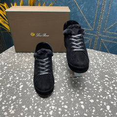 LP WINTER NUAGES SNEAKERS BLACK LAMBSKIN
