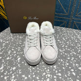 LP WINTER NUAGES SNEAKERS WHITE LAMBSKIN