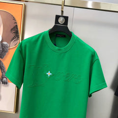LV EMERALD GREEN COTTON T-SHIRT 239465